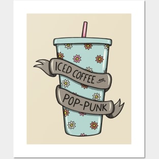 Iced Coffee and Pop-Punk Posters and Art